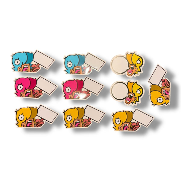 GYSEK Blank Sign Die Cut Eggshell Pack
