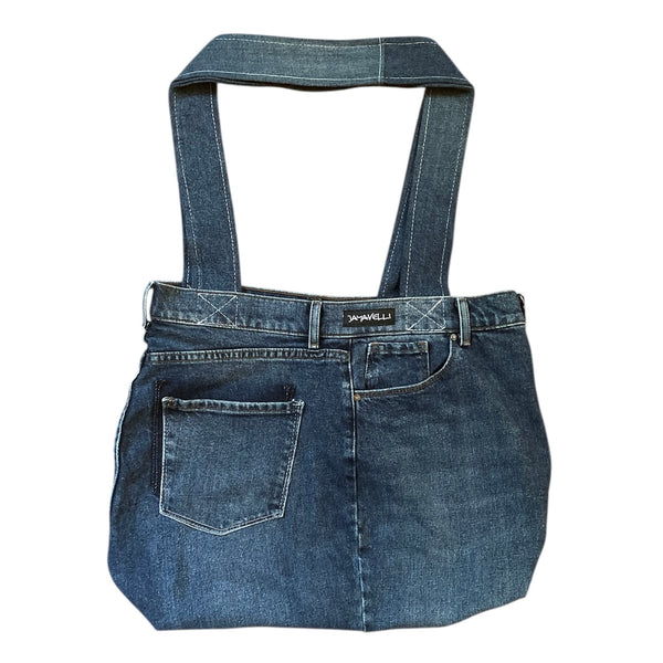 Denim Pants Tote Bag by Jayavelli