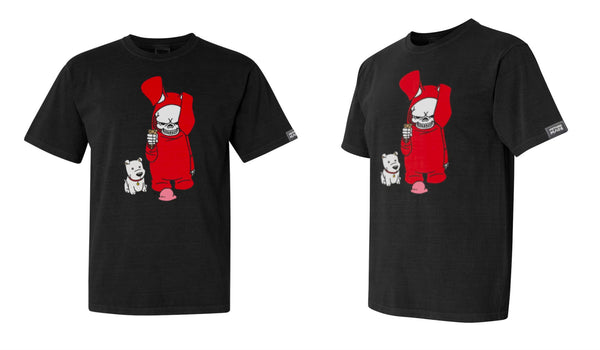 Bunny Reaper & Dog Tee By Norio Fujikawa