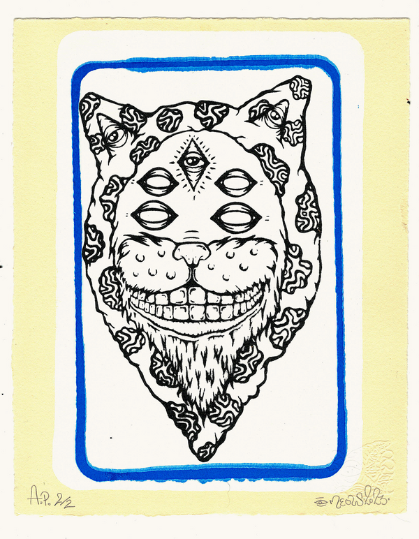 Mr. Meow Print by Eye Gato