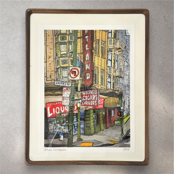 Larkin & Geary Print by DEEPTHAWTZ