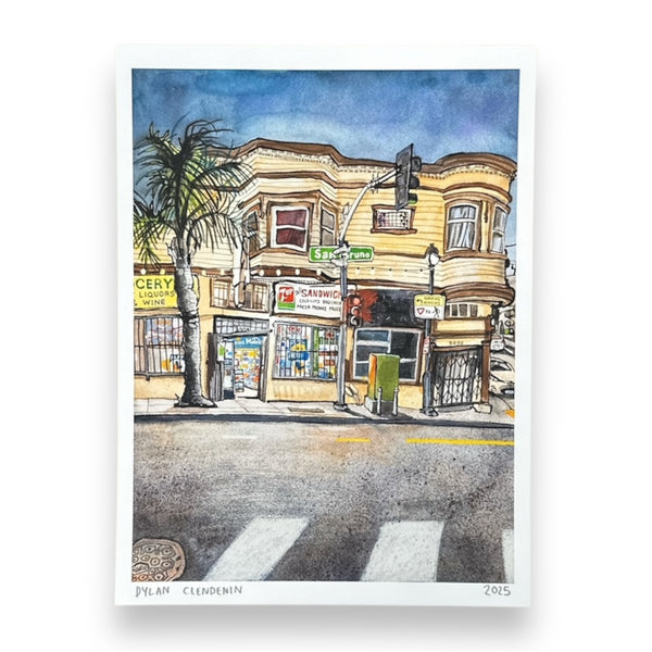 San Bruno & Paul Print by DEEPTHAWTZ