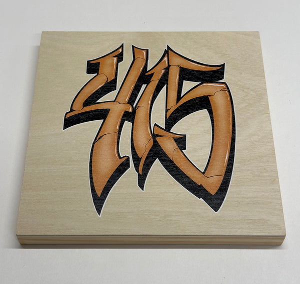 415 Wood Print