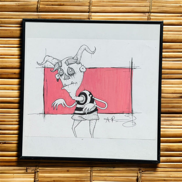 Dude With Horns - By Alfredo Monster