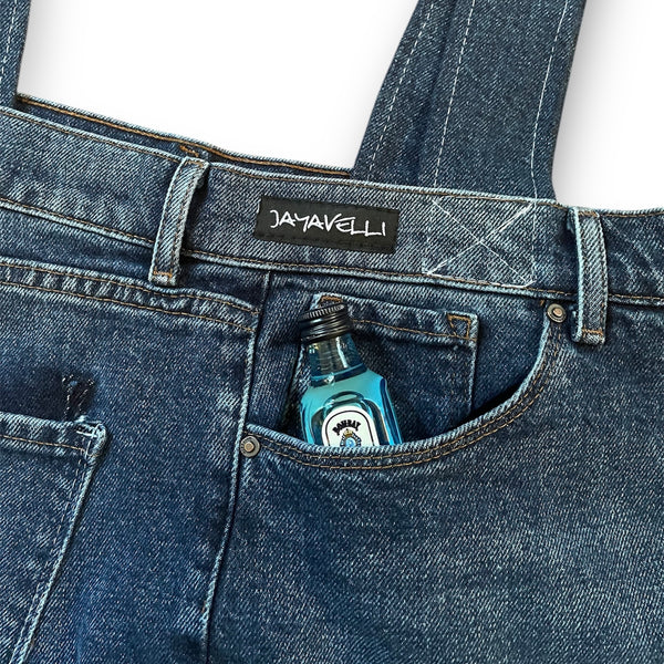 Denim Pants Tote Bag by Jayavelli