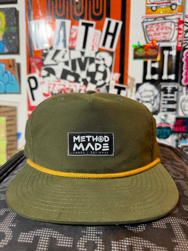 Method Made Woven Label Hats