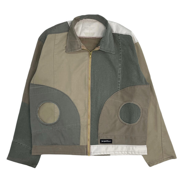 Patchwork Canvas Work Jacket by Jayavelli