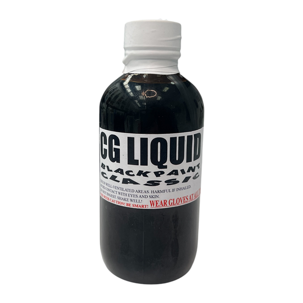 CG Liquid Ink Refill in the color Black Paint Classic, made by  Club Ghoul