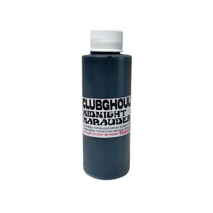 6 oz plastic bottle of CG Liquid ink refill in the color Midnight Marauder