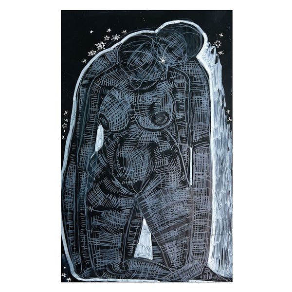 Untitled 75 Sticker by Faring Purth