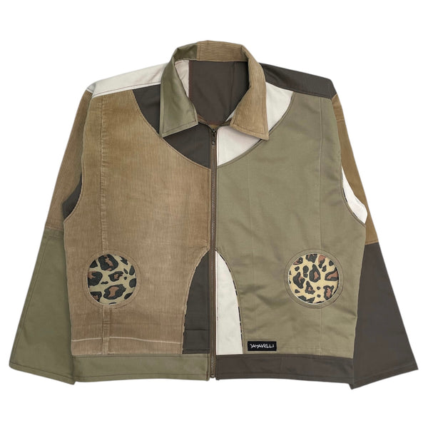 Arch 2.0 Patchwork Canvas Work Jacket by Jayavelli