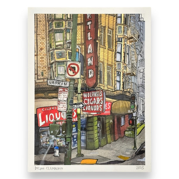 Larkin & Geary Print by DEEPTHAWTZ