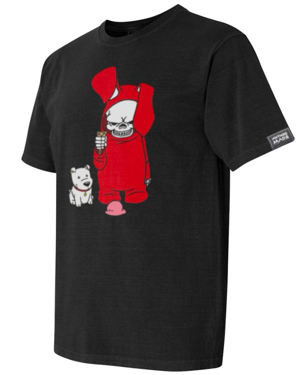 Bunny Reaper & Dog Tee By Norio Fujikawa