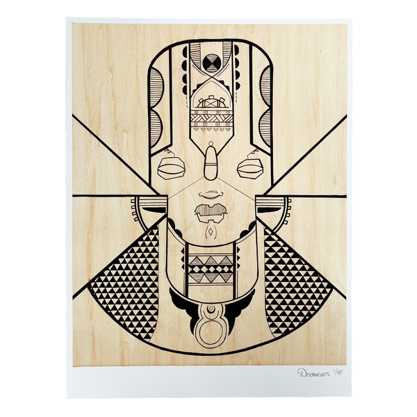 Mask Rising Print by Deadeyes