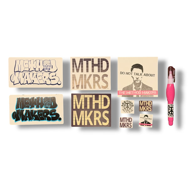 Franky Amigo x DNTA The Method Makers - Eggshell Sticker Pack By TMM