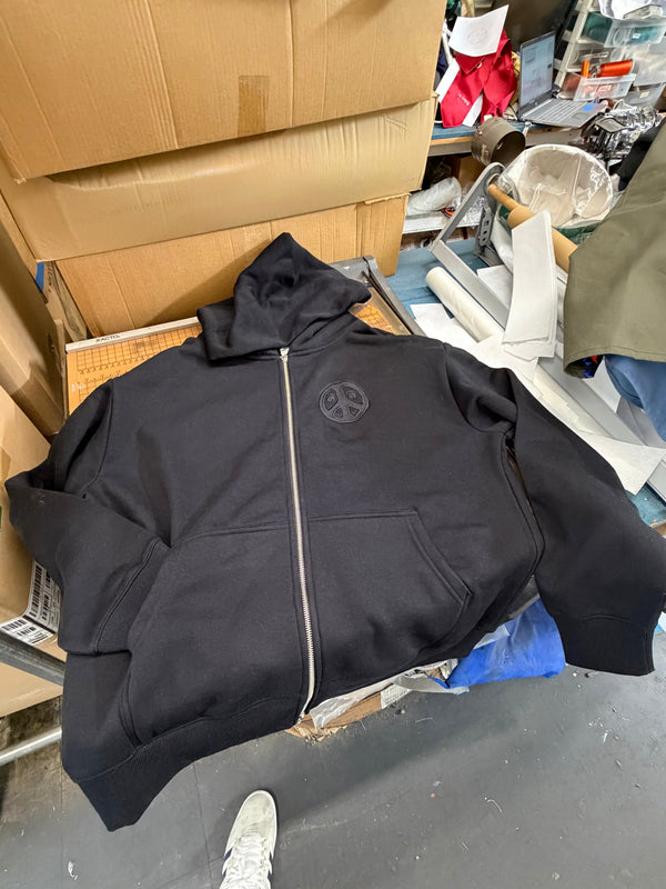 Method Made Embroidered, Unscripted Zipper Hoodie (Pre-Order)