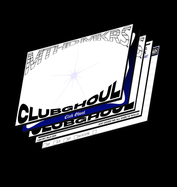 Club Ghoul x The Method Makers - The Midnight Marauder Eggshell Sticker Blanks
