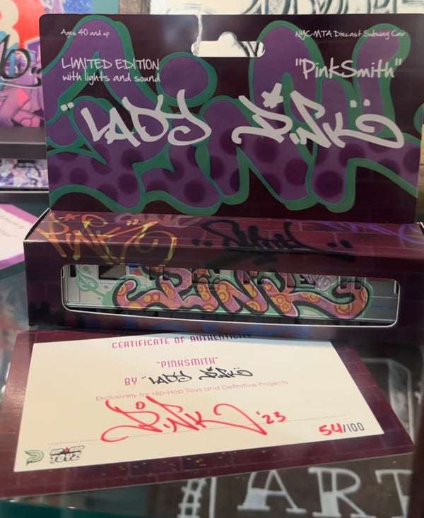 Pinksmith MTA HO Scale Boxcar by Lady Pink x Hip Hop Toyz via Def Projects