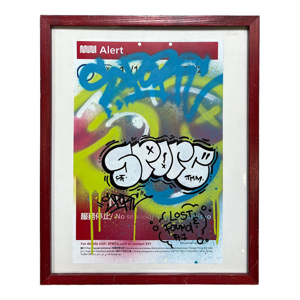 Untitled (Muni Alert Sign) by Spore