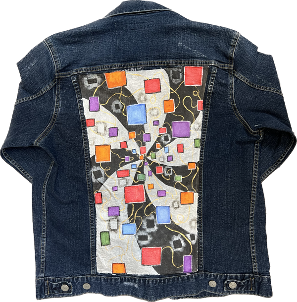Untitled (Portal) Denim Jacket by Powerhouse Customs