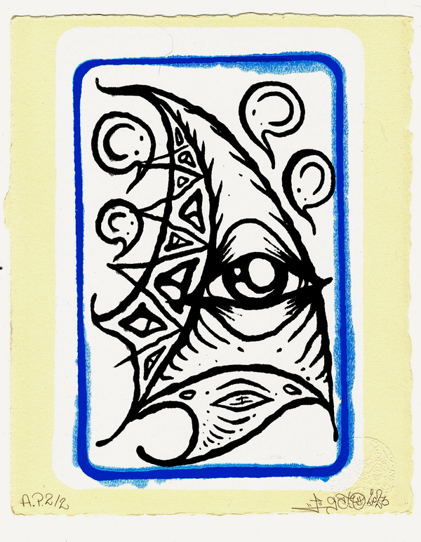 Eye Gato Pyramid Print by Eye Gato