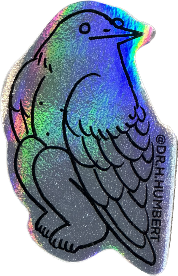 Bird Person Sticker by Dr. Humbert