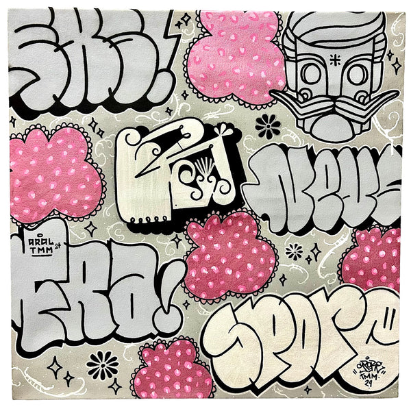 East Meets West Collaboration Painting by Jocelyn Superstar x RC x Spore x Franky Amigo x EXLD x Nevs