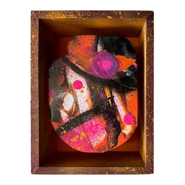 Untitled 7 - Black / Pink by Mario Navasero