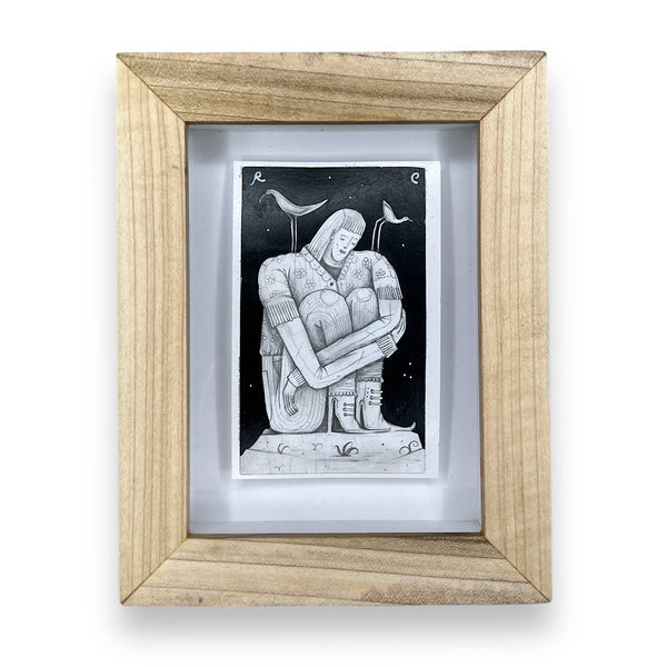 Sitting Lady By RC