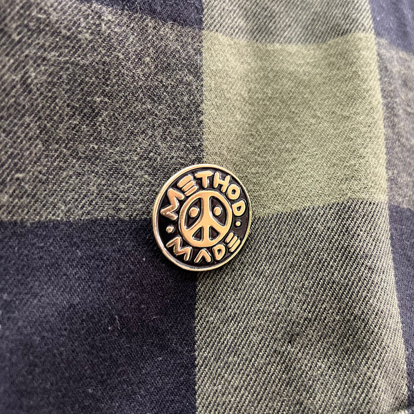 Army Winter Flannel & Enamel Pin By Method Made