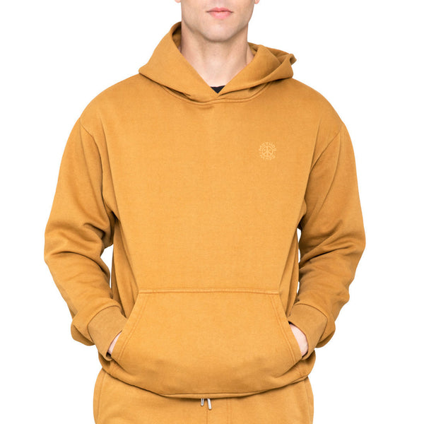 Method Made Garment-Dyed Pullover Hooded Sweatshirt