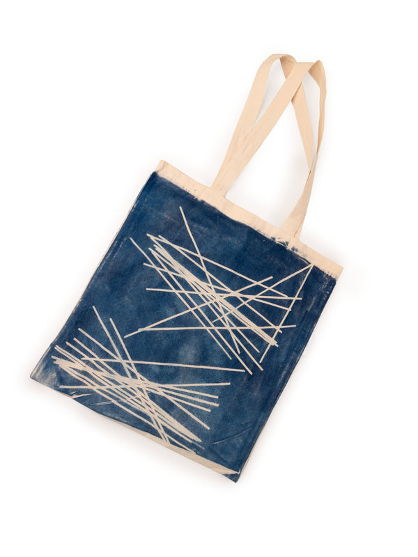 Handmade Cyanotype Tote Bag by Queer The Way