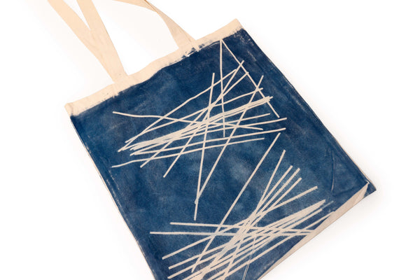 Handmade Cyanotype Tote Bag by Queer The Way