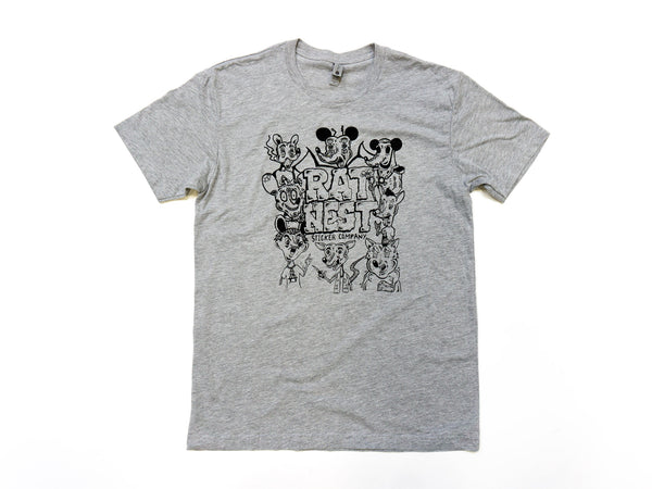 Rat Nest T-shirt by Rat Nest Sticker Co