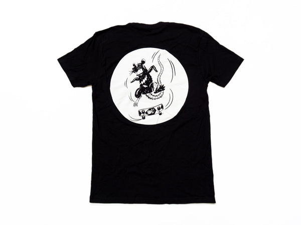 Kick Flip T-shirt by Rat Nest Sticker Co