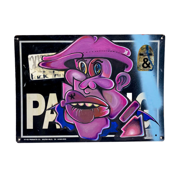 No Parking Face 2 (Purple) by Ryan Fifth