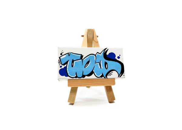 Mini Canvas With Easel by Tod The Bunny