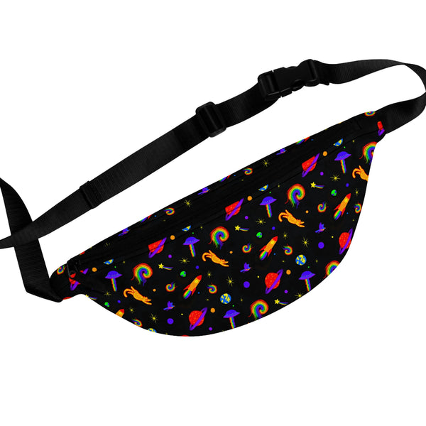 Cosmically Queer Pride Small Fanny Pack by Queer The Way