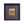 Load image into Gallery viewer, Original black framed mixed media Eye Gato artwork painted on vintage film packaging, featuring the pyramid eye design in peach, black, and yellow tones.
