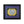 Load image into Gallery viewer, Original black framed mixed media Eye Gato artwork painted on vintage film packaging, featuring the pyramid eye design in yellow, black, and white.
