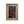 Load image into Gallery viewer, Red with yellow eye Eye Gato pyramid art painted on reconstructed spray can aluminum, mounted on reclaimed street-sign wood.
