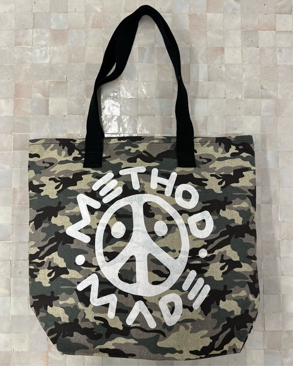 Medium Camo Method Made Peace Tote