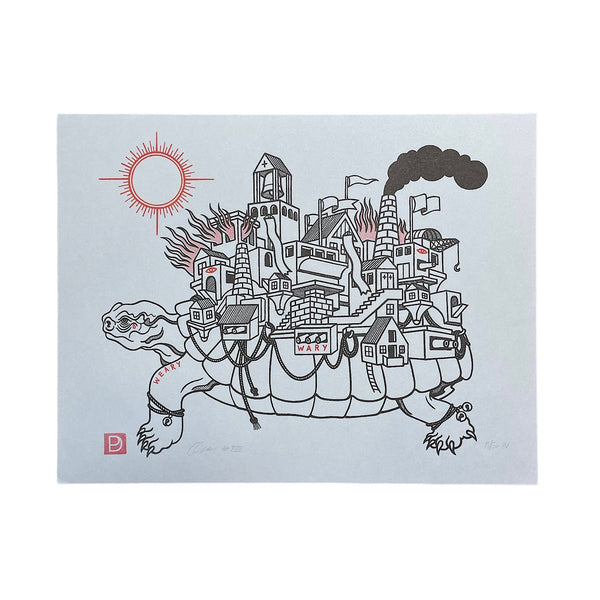 Weary / Wary Print by David Polka