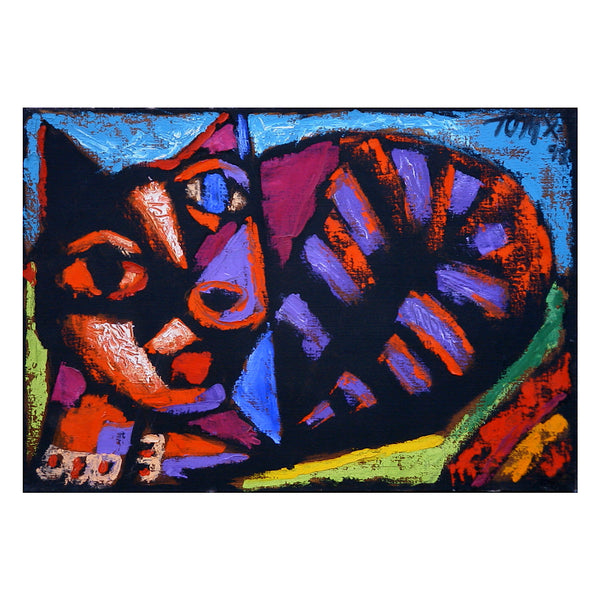 Cubist Cat by Tom X