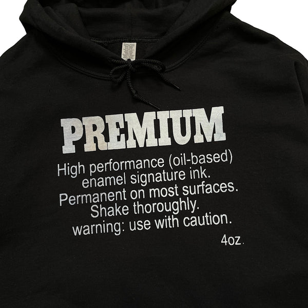 Premium Bottle Logo Hoodie by Premium Inks