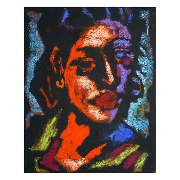 Woman with Hair Pulled Back by Tom X