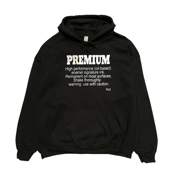 Premium Bottle Logo Hoodie by Premium Inks