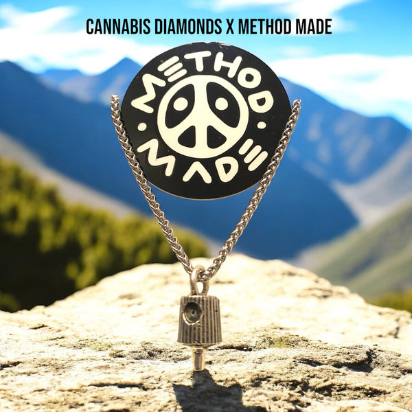 925 Silver NY Fat Cap Pendant by Cannabis Diamonds