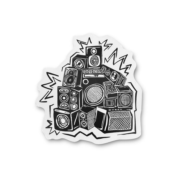Ghetto Blaster Sticker by PEP