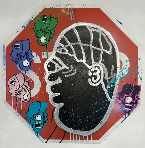 Stop Sign Collab by Thee Oner and Gysek One